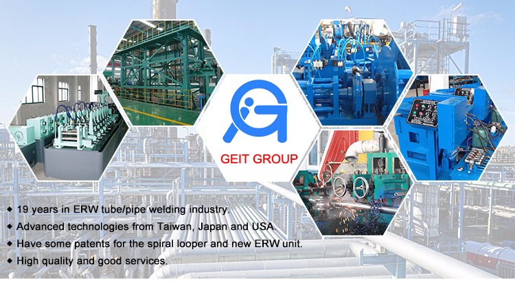 RT50 ERW Carbon Steel Tube Mill For Pipe Welding Machine