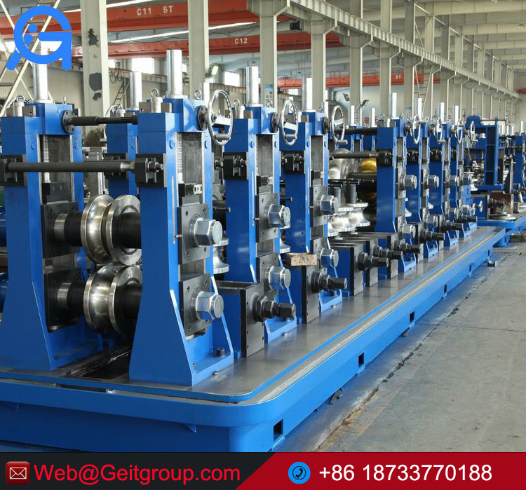Introduce Large Size SS Tube Mill Machine , Rectangular Pipe Roll Forming Mill
