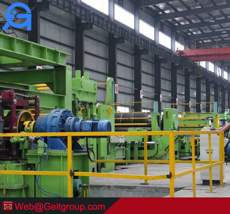 Auto slitting production line for metal sheets
