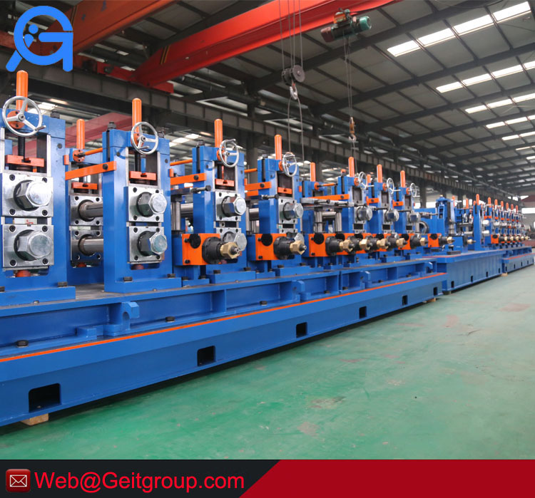 High frequency straight seam welded pipe mill