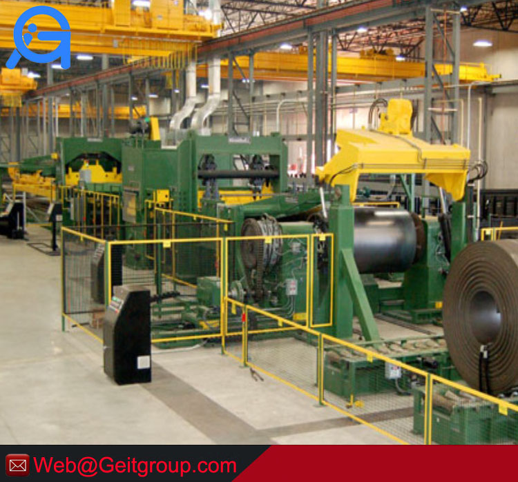 Rotary shear cut to length lines