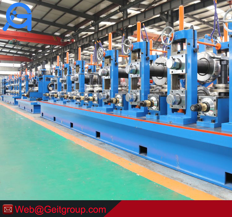 High Precision Q195 / Q235 Straight Seam Welded Tube Mill Line